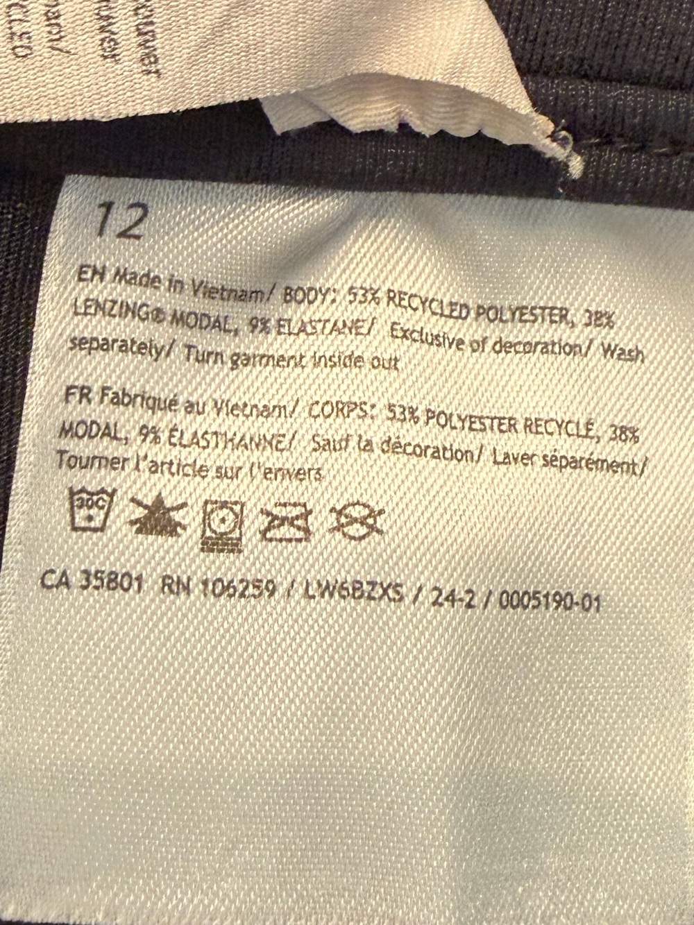 Lululemon Softstreme High-Rise Straight-Leg Cropped Pants size 12 - Picture 8 of 9